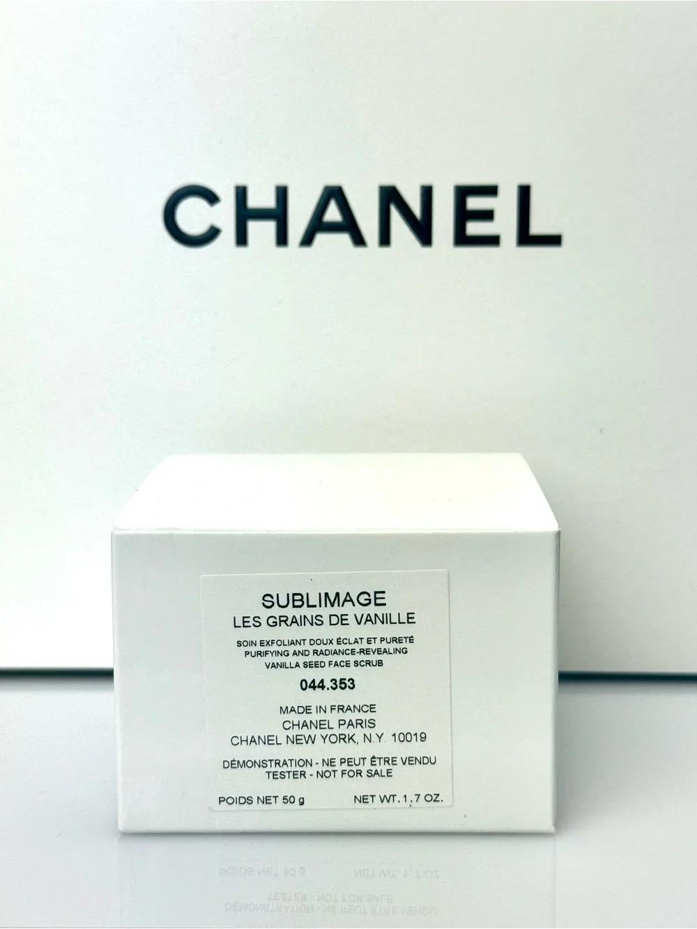 Chanel Sublimage Les Grains de Vanille Facial Scrub Full Size 1.7 BNIB